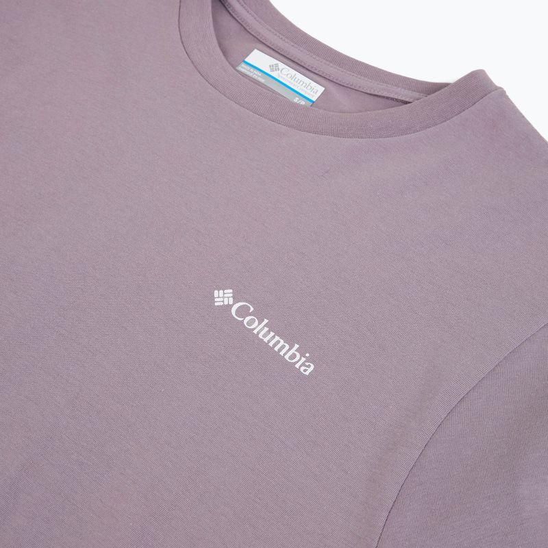 Men's T-shirt Columbia CSC Outdoor Back Graphic shale purple/scoped view 3
