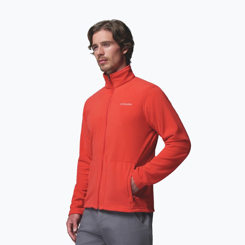Men's fleece sweatshirt Columbia Fast Trek Light Full Zip Fleece super sonic 4