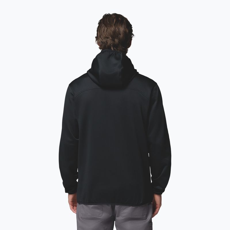 Men's trekking sweatshirt Columbia Tall Heights Hdd Grid Fleece Full Zip black 3