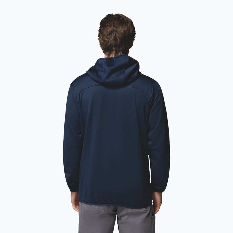 Men's trekking sweatshirt Columbia Tall Heights Hdd Grid Fleece Full Zip collegiate navy/city grey 3
