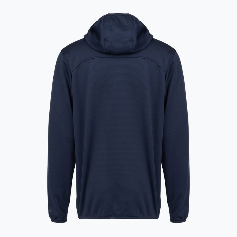 Men's trekking sweatshirt Columbia Tall Heights Hdd Grid Fleece Full Zip collegiate navy/city grey 2