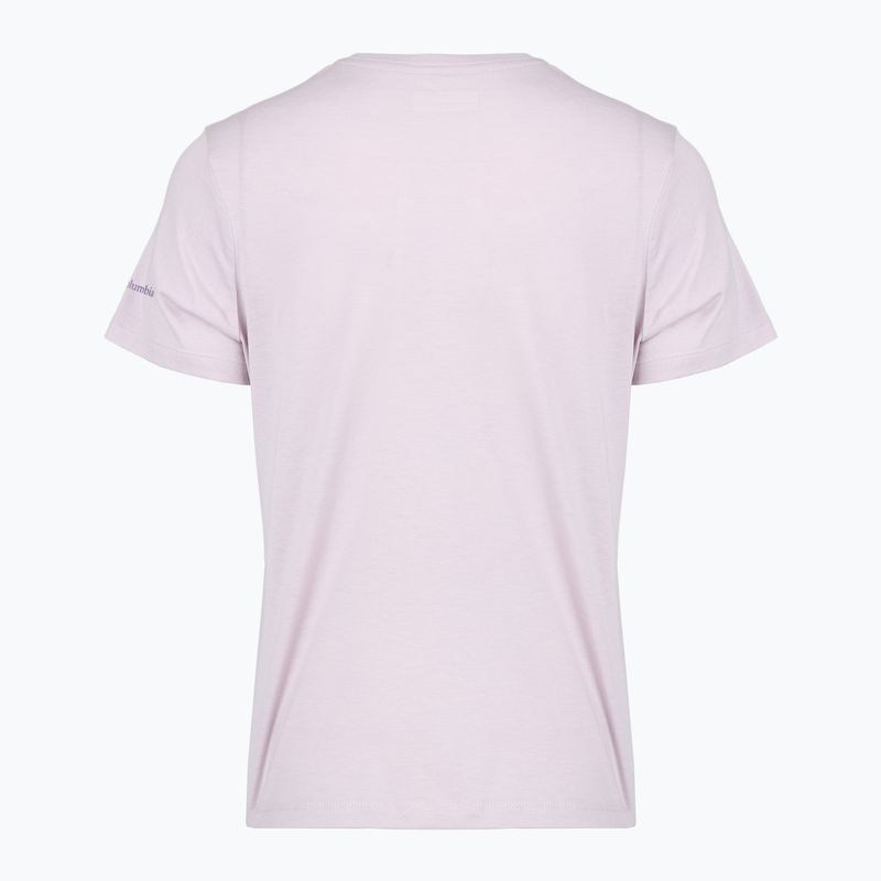 Women's T-shirt Columbia Ruby Springs Graphic Fitted lavender pearl/brandrise 2