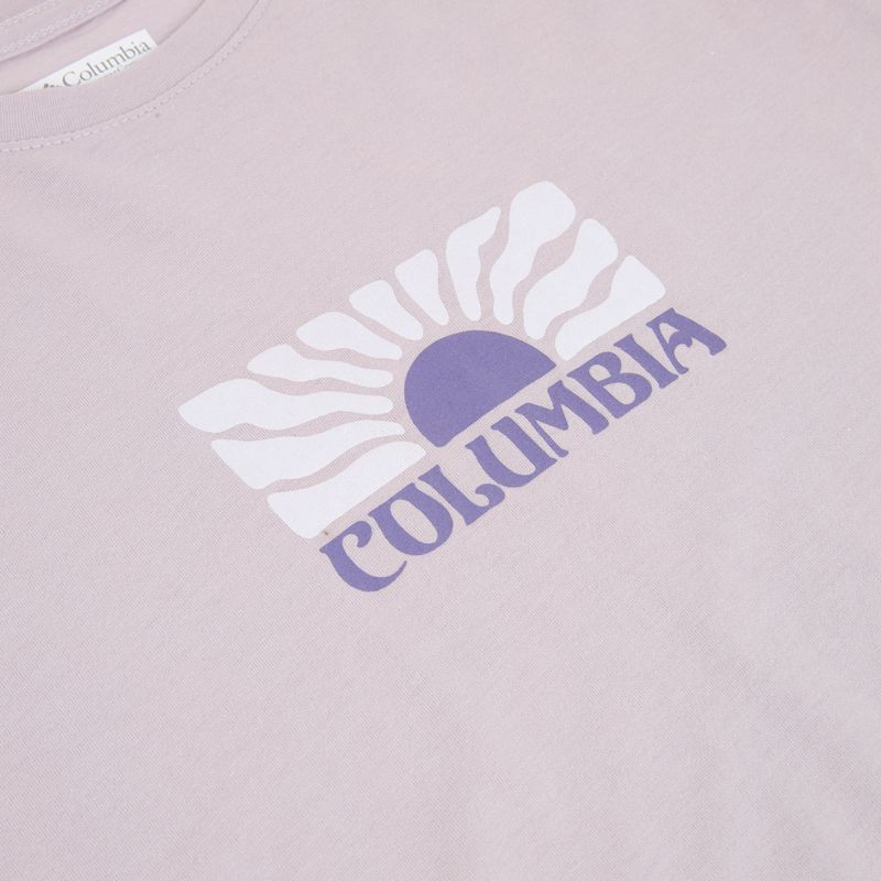 Women's T-shirt Columbia Ruby Springs Graphic Fitted lavender pearl/brandrise 3