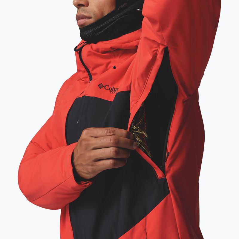 Men's ski jacket Columbia Winter District III super sonic/black 10