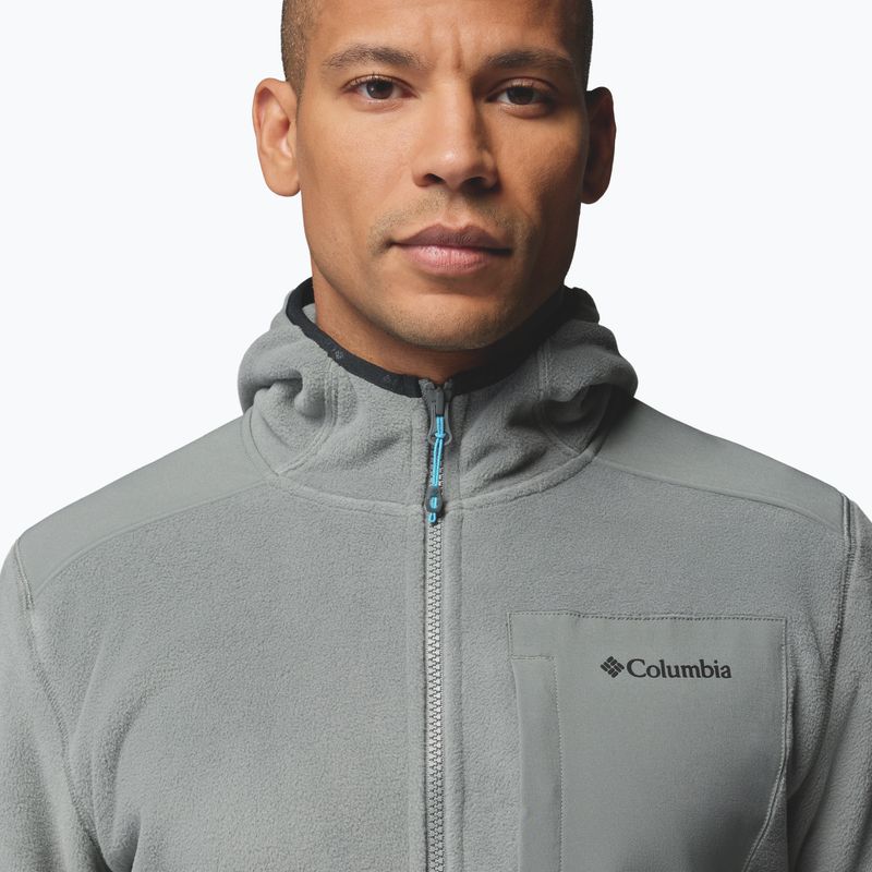 Men's fleece sweatshirt Columbia Pacific Arch 200 Hooded FZ Fleece Sedona Sage 6
