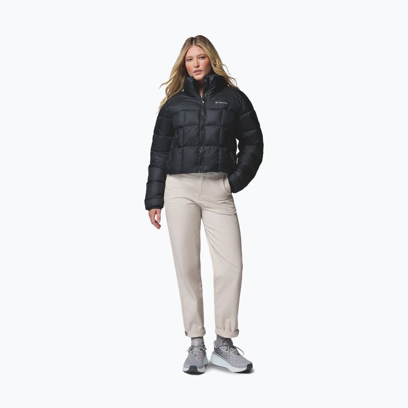 Women's insulated jacket Columbia Puffect III Cropped black 2