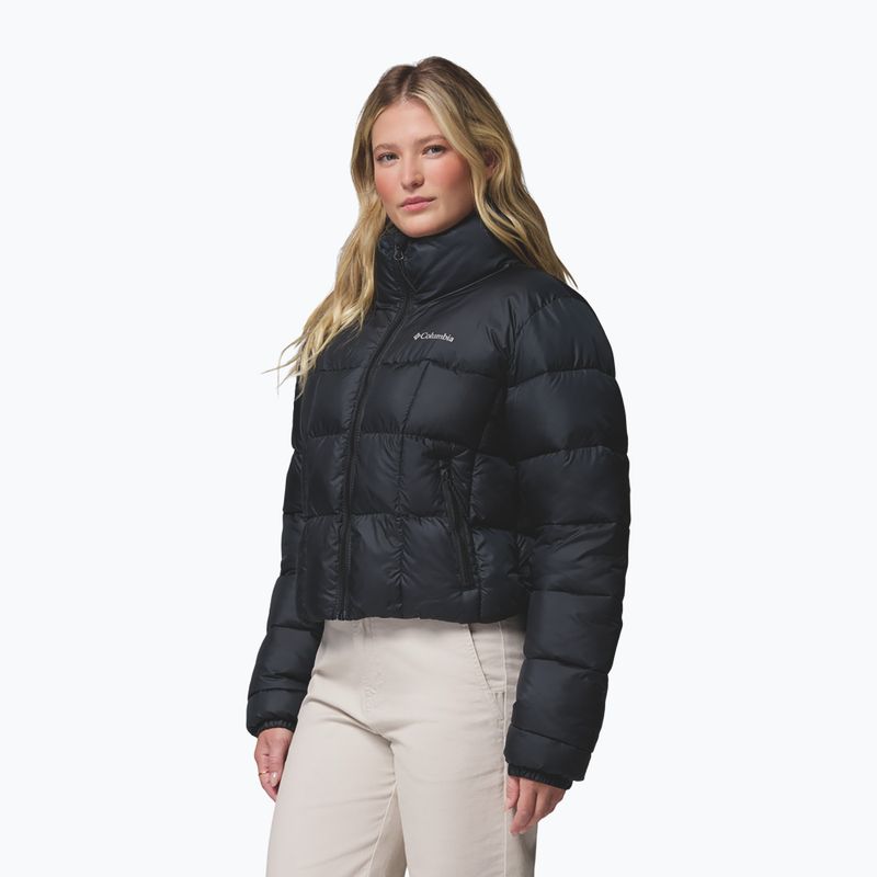 Women's insulated jacket Columbia Puffect III Cropped black 5