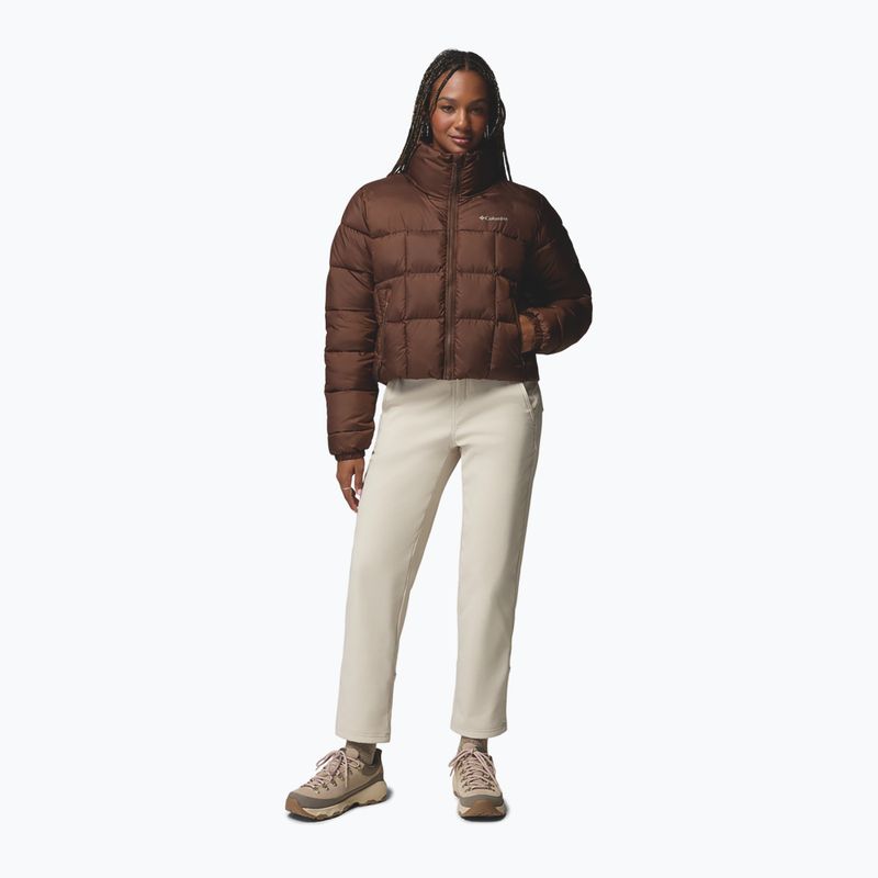 Women's insulated jacket Columbia Puffect III Cropped tobacco 2