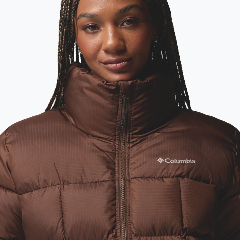 Women's insulated jacket Columbia Puffect III Cropped tobacco 6