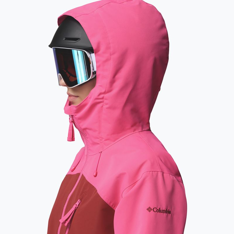 Women's snowboard jacket Columbia Coreshot Anorak red oxide/nico 6