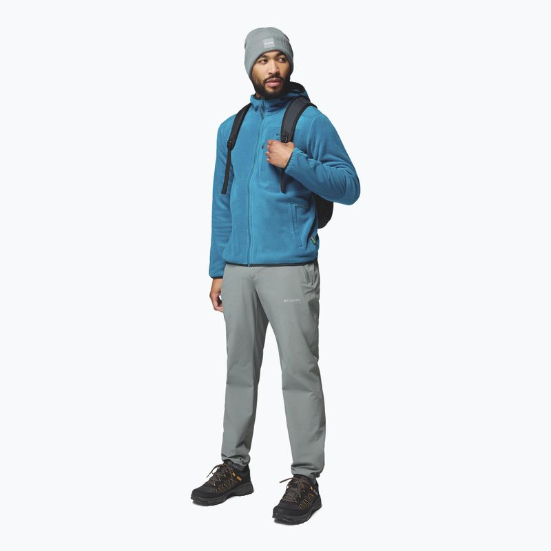Men's fleece sweatshirt Columbia Pacific Arch 200 Hooded FZ Fleece Phoenix Blue 2