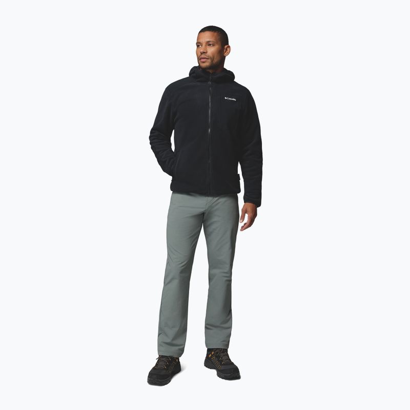 Men's fleece sweatshirt Columbia Pacific Arch 200 Hooded FZ Fleece Black 2