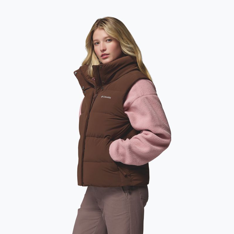 Women's gilet Columbia Amaze Puff tobacco 5