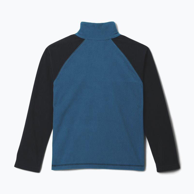Children's fleece sweatshirt Columbia Glacial Half Zip phoenix blue/black 2