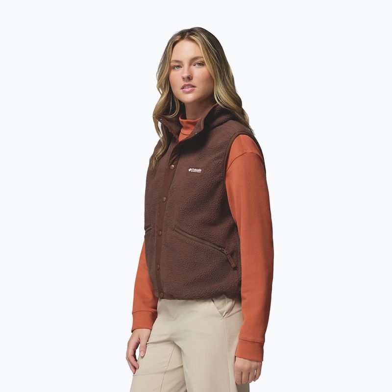 Women's gilet Columbia Helvetia tobacco 5