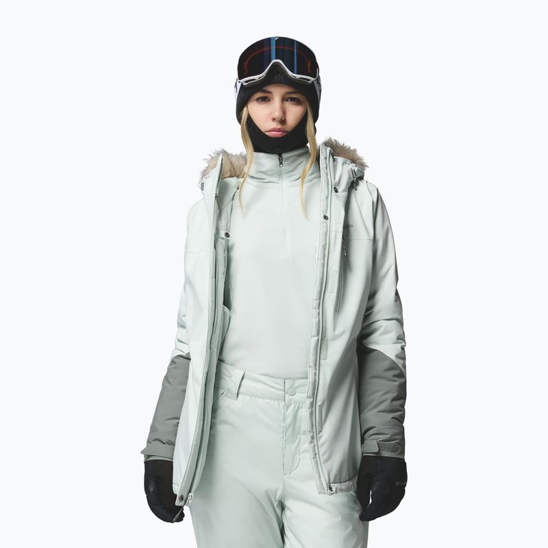 Women's ski jacket Columbia Ava Alpine II Ins tea light/sedona sage 4