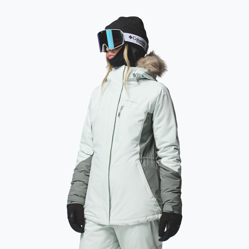 Women's ski jacket Columbia Ava Alpine II Ins tea light/sedona sage 5
