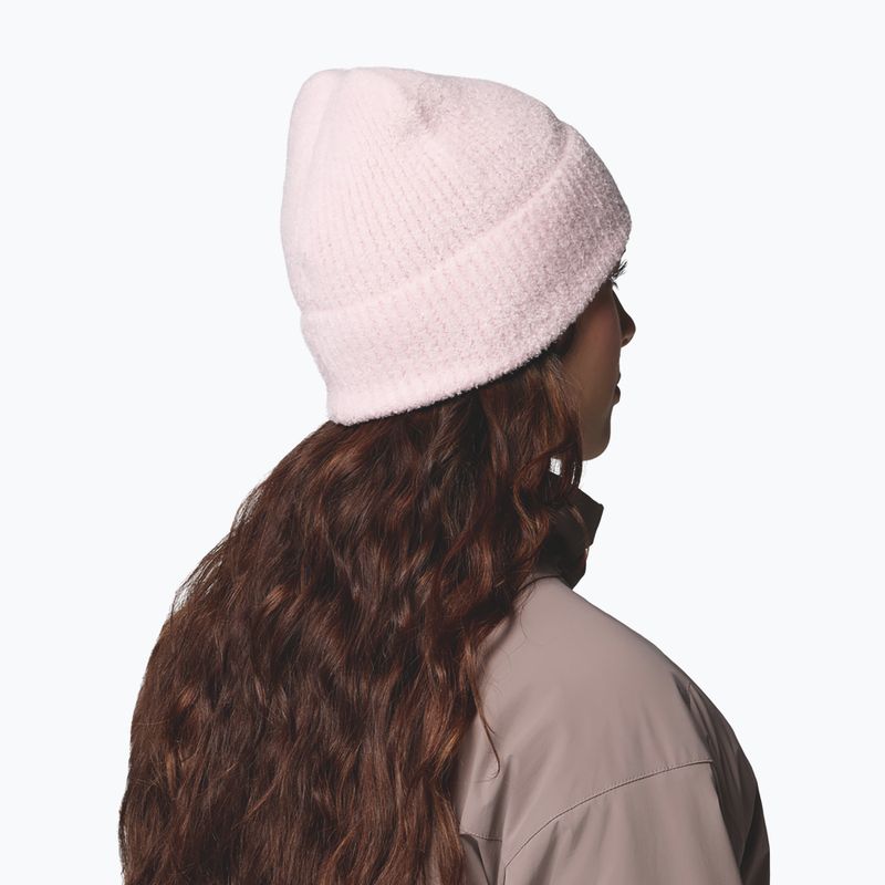 Women's winter hat Columbia CSC Luxe Cuffed Beanie mineral pink 3