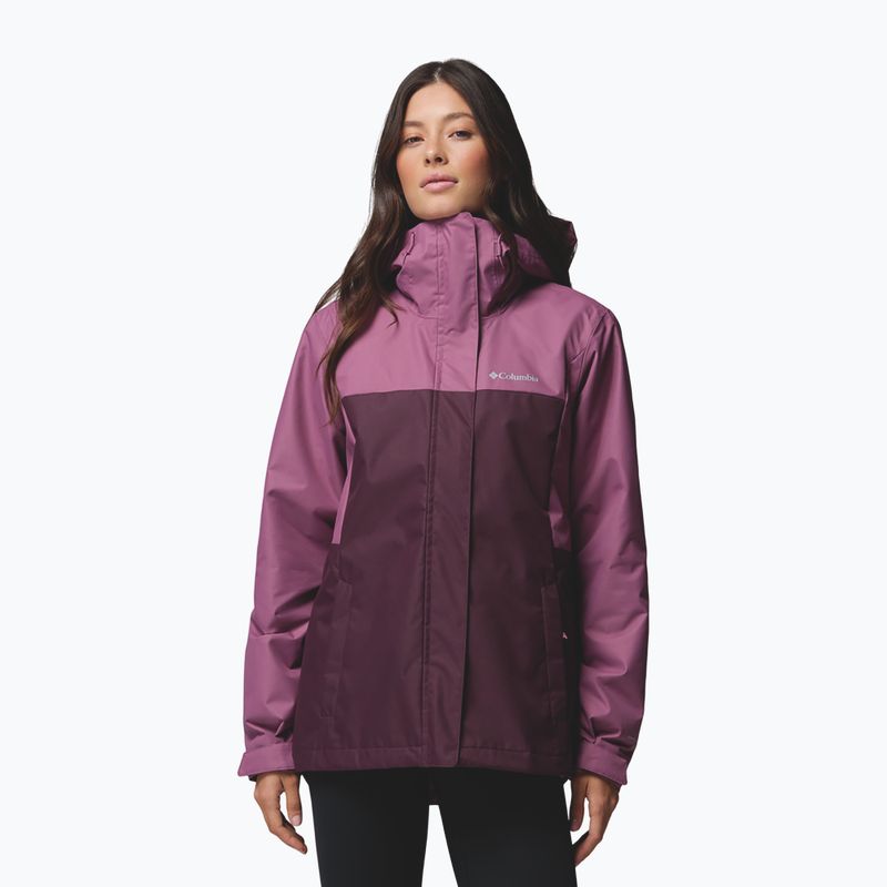 Women's 3-in-1 jacket Columbia Hikebound II Interchange antique mauve/moonvista 5