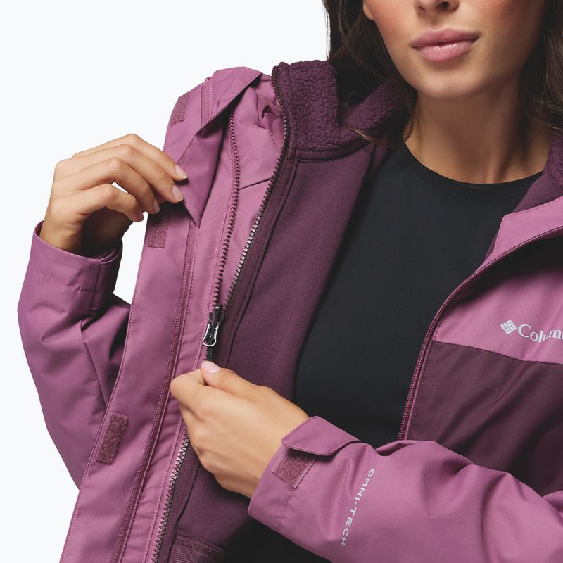 Women's 3-in-1 jacket Columbia Hikebound II Interchange antique mauve/moonvista 9