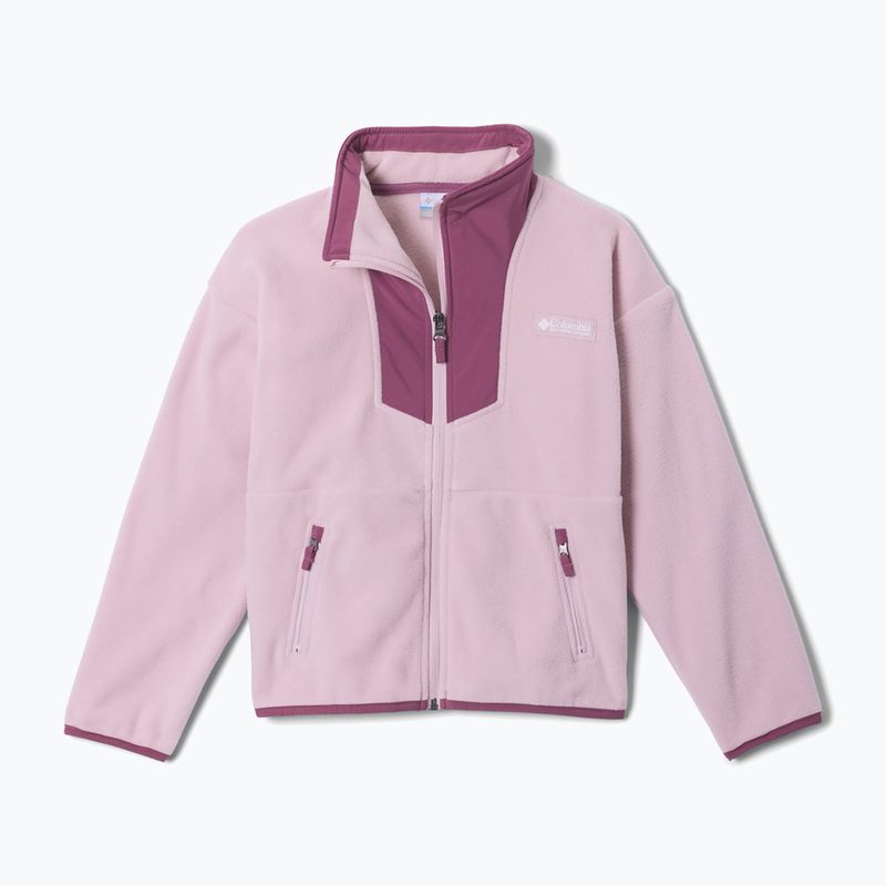 Children's fleece sweatshirt Columbia Sequoia Grove Full Zip Fleece mineral pink/antique mauve