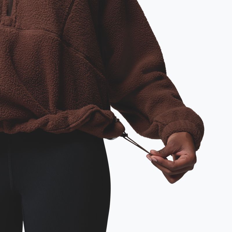Women's fleece sweatshirt Columbia Timber Meadow MTR Fleece HZ tobacco 6