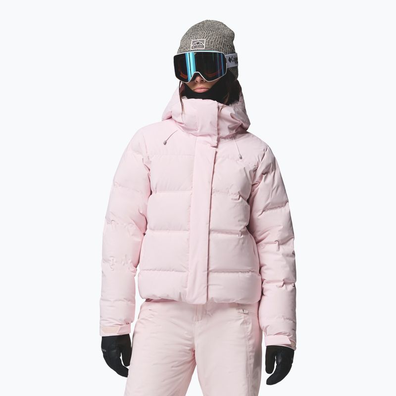 Women's ski jacket Columbia Roffe Ridge Down Heat Seal powder pink