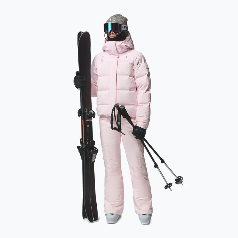 Women's ski jacket Columbia Roffe Ridge Down Heat Seal powder pink 2