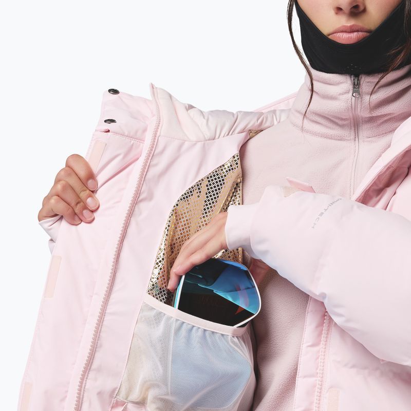Women's ski jacket Columbia Roffe Ridge Down Heat Seal powder pink 13