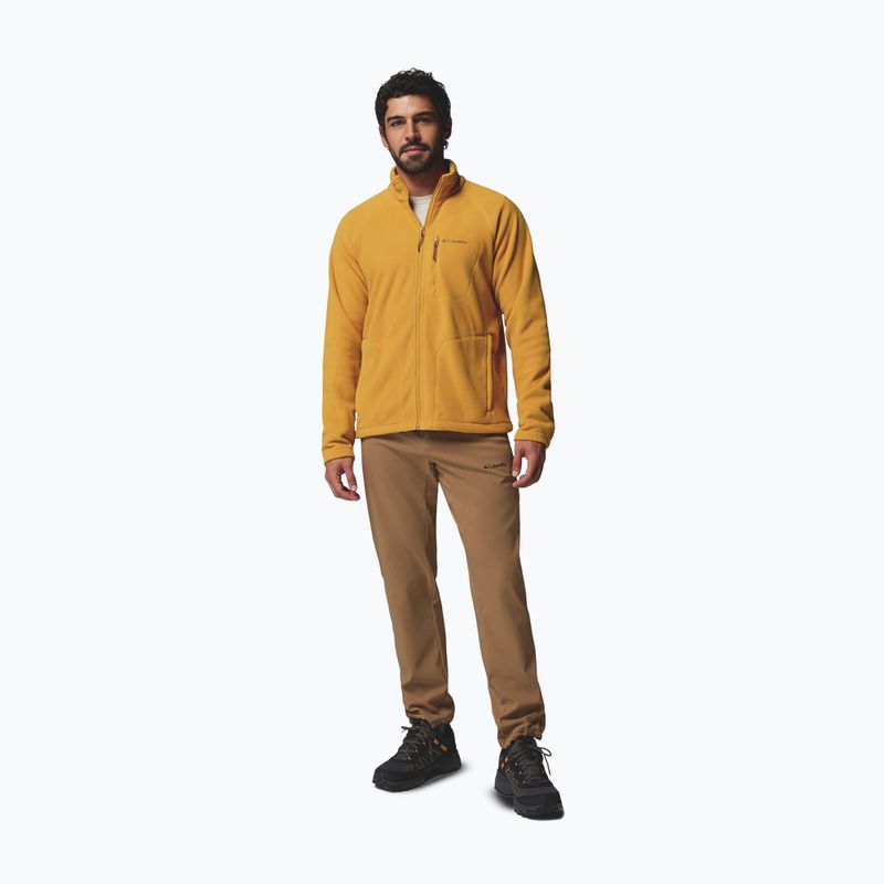 Men's fleece sweatshirt Columbia Fast Trek II Squash 2