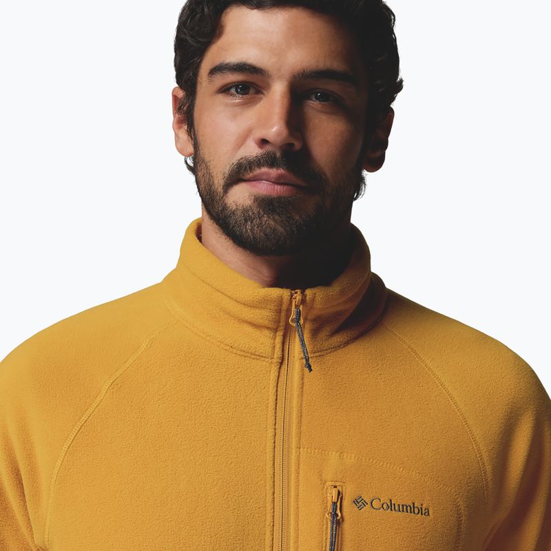Men's fleece sweatshirt Columbia Fast Trek II Squash 6