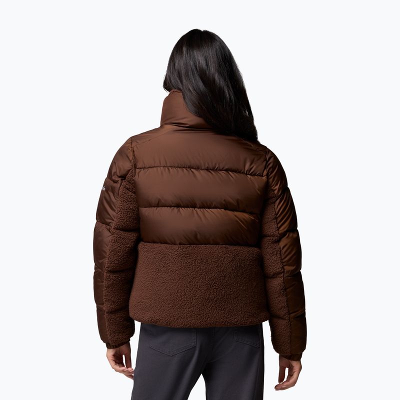 Women's hybrid jacket Columbia Leadbetter Point II Sherpa Hybrid tobacco 3