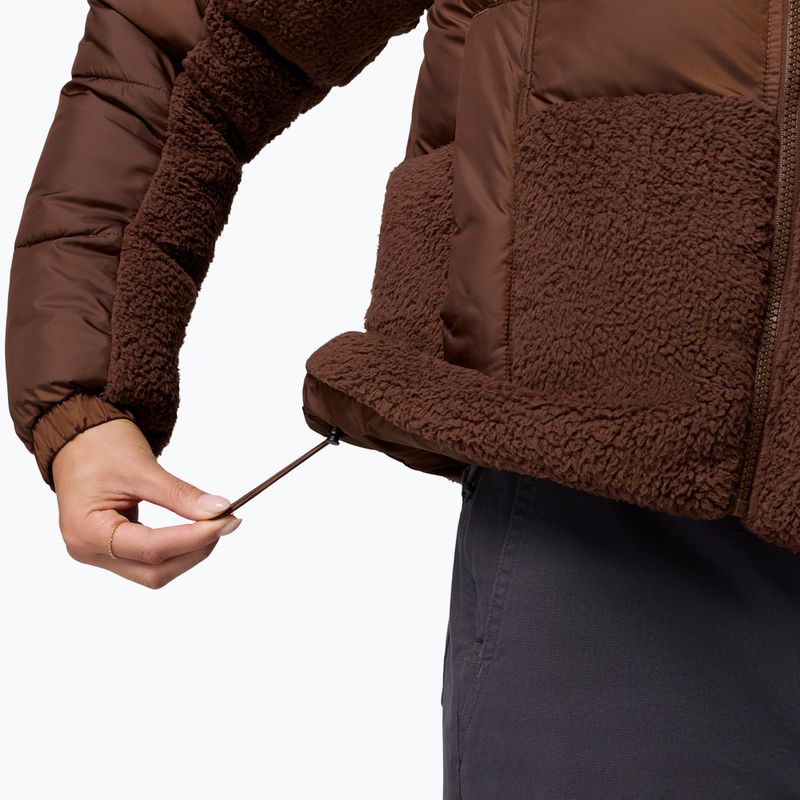Women's hybrid jacket Columbia Leadbetter Point II Sherpa Hybrid tobacco 8