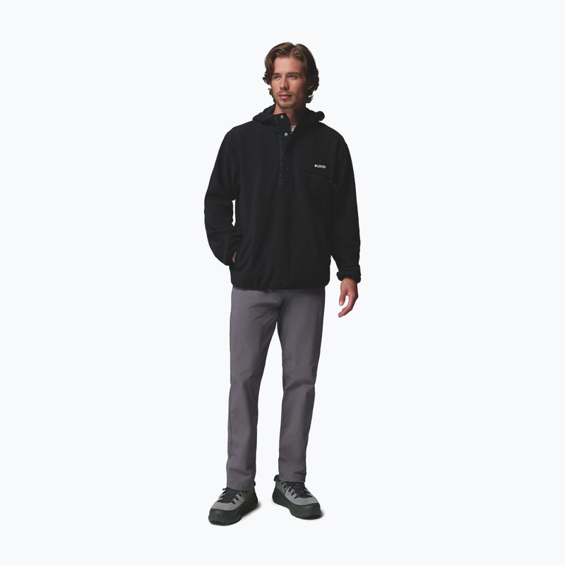 Men's fleece sweatshirt Columbia Helvetia II Hoodie Black 2