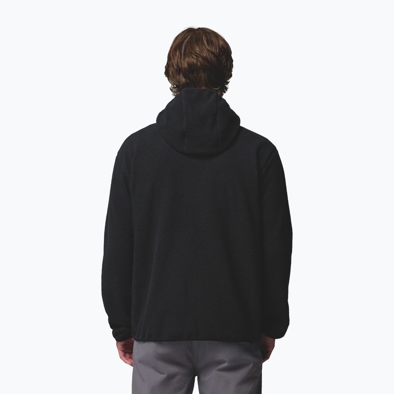 Men's fleece sweatshirt Columbia Helvetia II Hoodie Black 3