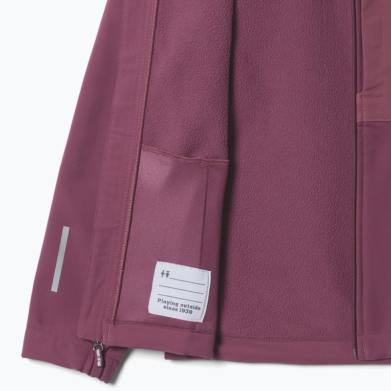Children's softshell jacket Columbia Ascender Hooded Softshell antique mauve 3