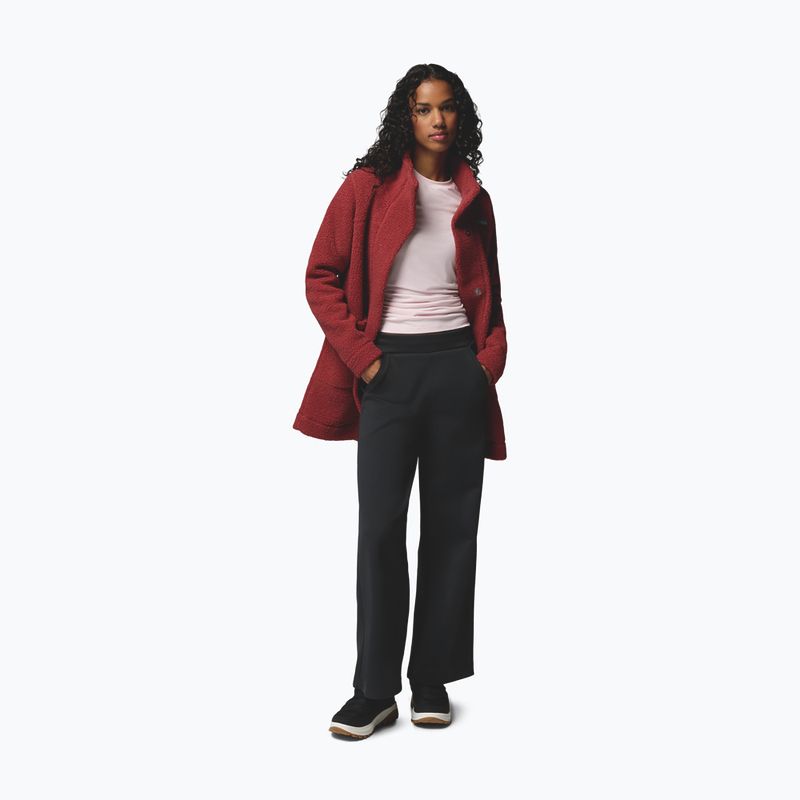 Women's fleece sweatshirt Columbia Panorama Long red oxide 2