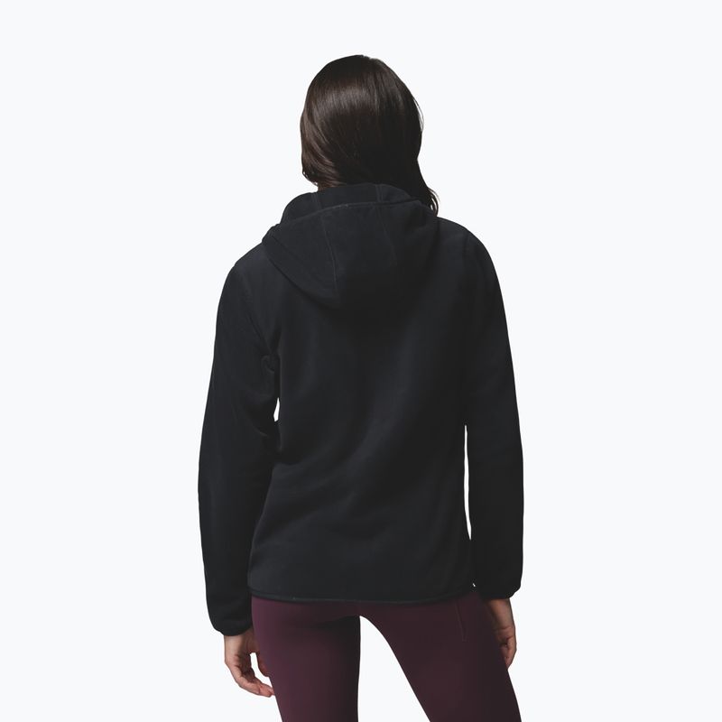 Women's fleece sweatshirt Columbia Pacific Arch 200 Hooded Full Zip Fleece Black 3