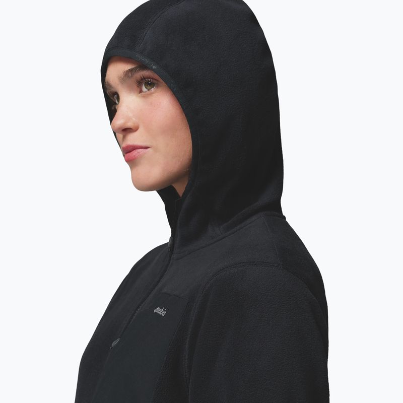 Women's fleece sweatshirt Columbia Pacific Arch 200 Hooded Full Zip Fleece Black 6
