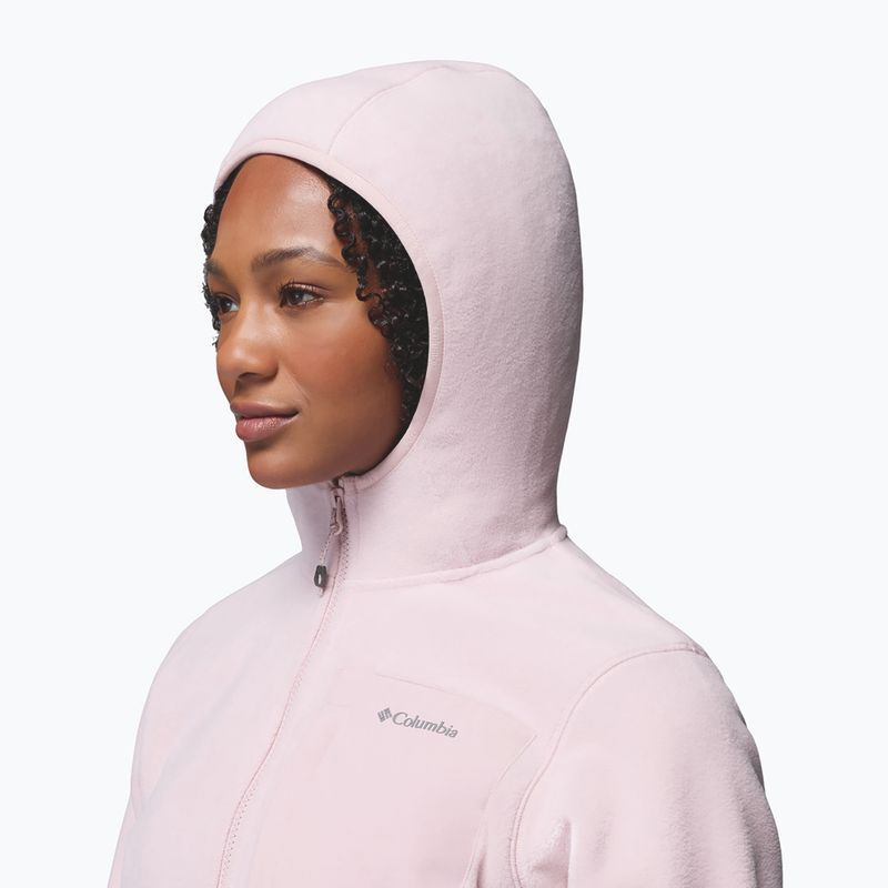 Women's fleece sweatshirt Columbia Pacific Arch 200 Hooded Full Zip Fleece mineral pink 8