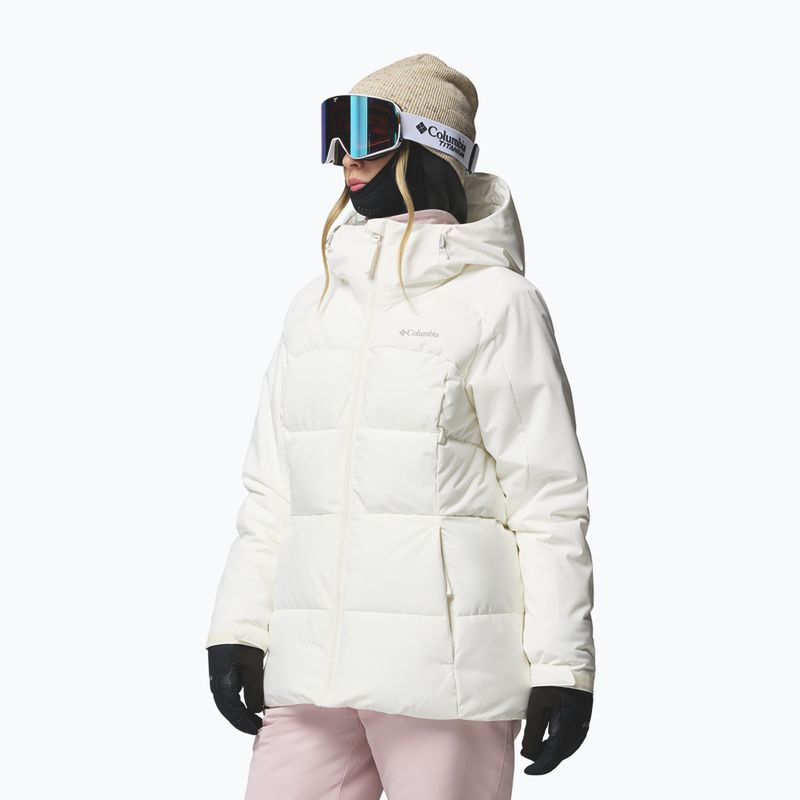Women's ski jacket Columbia Ava Alpine Puffer sea salt 5