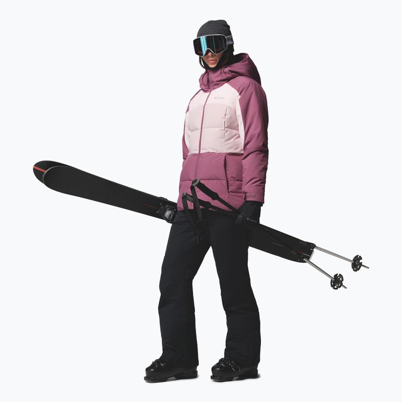 Women's ski jacket Columbia Ava Alpine Puffer antique mauve/powder pink/mineral pink 2
