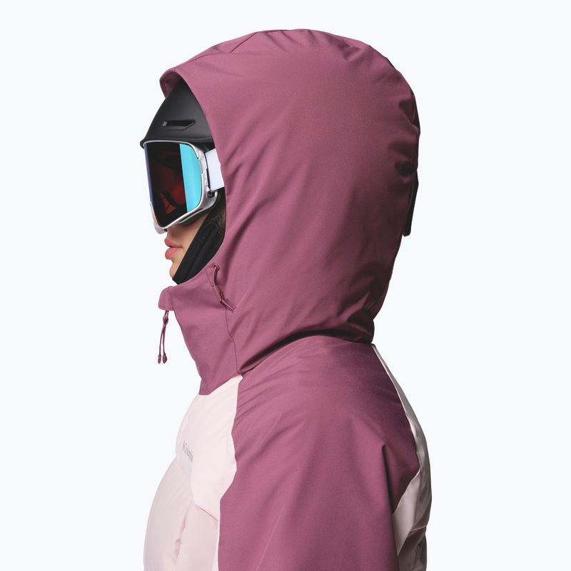 Women's ski jacket Columbia Ava Alpine Puffer antique mauve/powder pink/mineral pink 6
