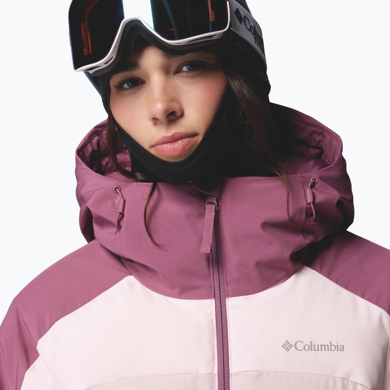 Women's ski jacket Columbia Ava Alpine Puffer antique mauve/powder pink/mineral pink 7