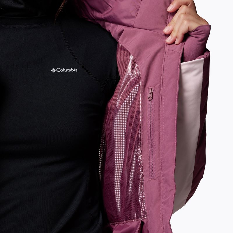 Women's ski jacket Columbia Ava Alpine Puffer antique mauve/powder pink/mineral pink 10