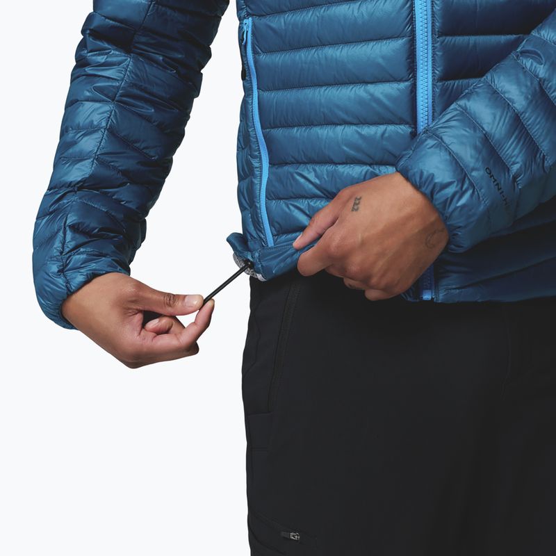 Men's down jacket Columbia Endevour Mountain Down Hooded phoenix blue 10