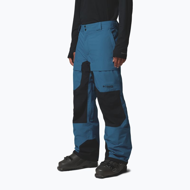 Men's snowboard trousers Columbia Winter District phoenix blue/black 4