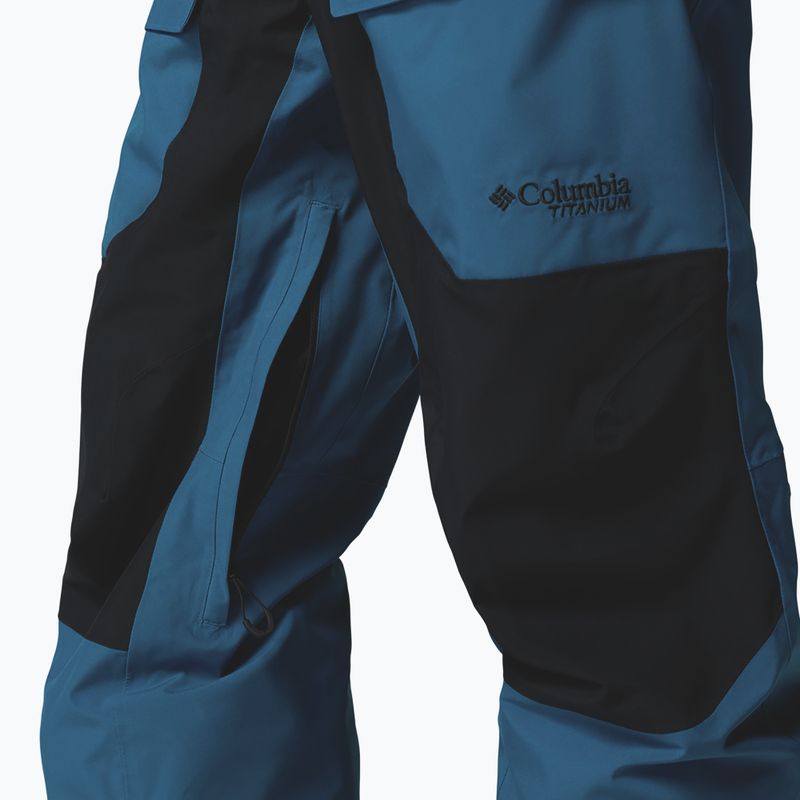 Men's snowboard trousers Columbia Winter District phoenix blue/black 5