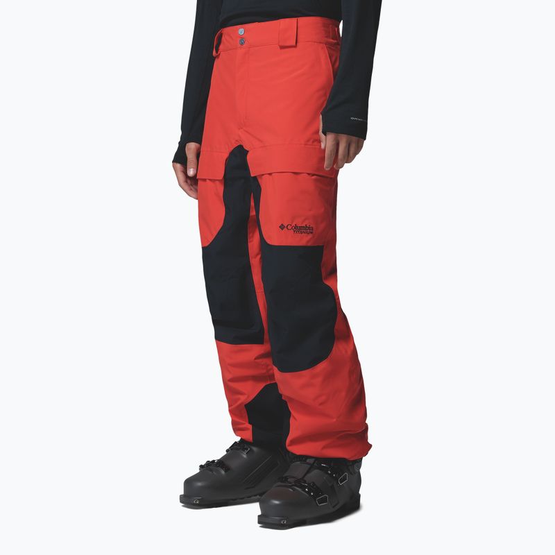 Men's snowboard trousers Columbia Winter District super sonic/black 4