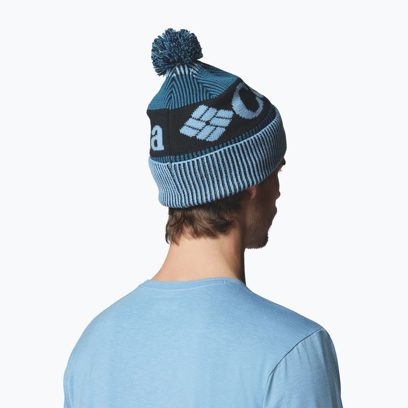 Winter hat Columbia Polar Powder III rainy day/phoenix blue/black 5